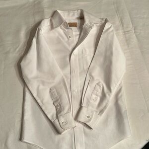 Boys size 6 white dress shirt